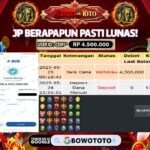 🎯 MAXWIN!! MENANG BESAR DI PERMAINAN PRINCES!!! BOWOTOTO BAYAR LUNAS RP 4.500.000!! 💸