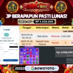 🎯 MAXWIN!! MENANG BESAR DI PERMAINAN SWEET BONANZA!!! BOWOTOTO BAYAR LUNAS RP 3.550.000!! 💸
